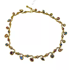 Collana Patricia Locke Just Joy Color Story tono oro RARA NUOVA CON ETICHETTE N194 - Foto 1 di 6