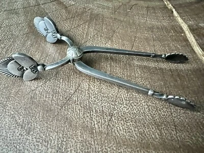 Винтажные щипцы/зажимы для сахара Georg Jensen Cactus серебро 925 пробы - Изображение 1 из 4
