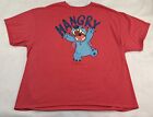 Disney Lilo and Stitch Men's Short Sleeve T-Shirt Hangry Size 3X. Cot/Poly Blend