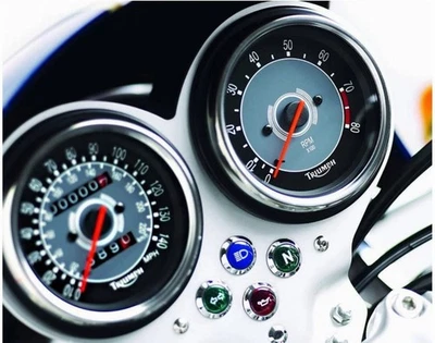 TRIUMPH BONNEVILLE T100 SE CARB EFI 900 TACHO TACHOMETER REVMETER GAUGE KIT - Image 1 of 4