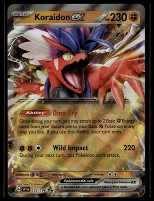 Prize Pack Series Cards #125/198 Koraidon ex - Image 1 of 2