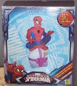 Gemmy Marvel Ultimate Spider-Man BIRTHDAY Airblown Inflatable 3.5ft Kids Party - Picture 1 of 4