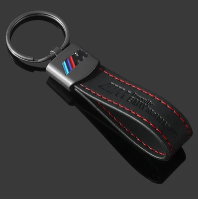 Neu BMW M Paket Power Schlüsselanhänger Keychain Leder - Bild 1 von 2