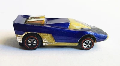 Coche vintage azul 1969 STRAIGHT SCOOP Hot Wheels Redline Sizzlers de Mattel Toys Foto 1 de 4