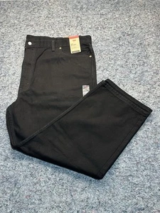 Levi’s 550 Jeans Mens 50x29 Black Big & Tall Relaxed Fit Straight Leg Denim BNWT - Picture 1 of 10