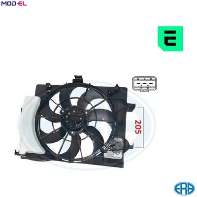 FAN ENGINE COOLING 352101 FOR HYUNDAI ACCENT/IV/i25 FLUIDIC/VERNA VELOSTER 1.6L - Image 1 of 4