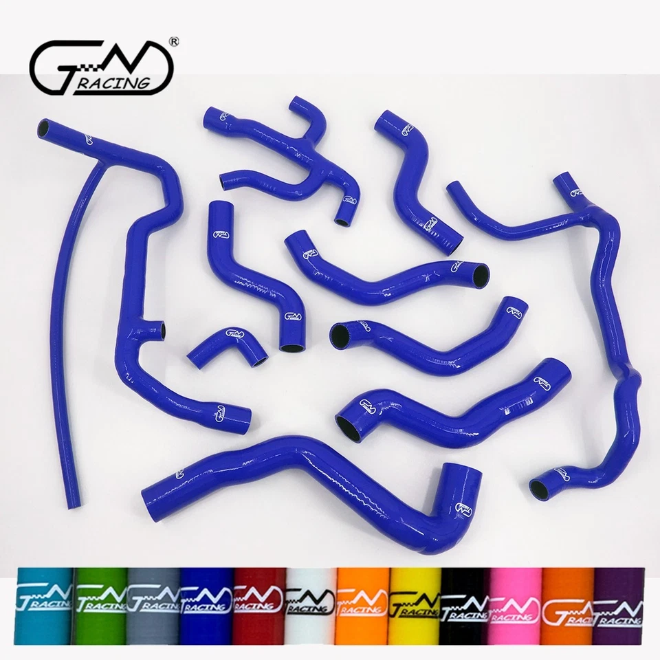 Fit 1993-2004 Porsche BOXSTER 986 3.2L Silicone Radiator Heater Hoses Kit Blue - Image 1 of 4