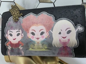Loungefly Disney Hocus Pocus Sanderson Sisters Witches Chibi Wallet - Picture 1 of 8