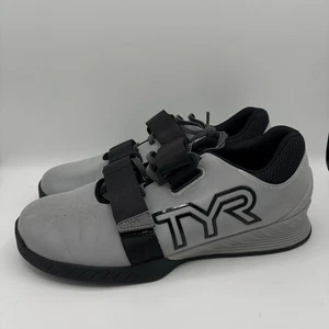 TYR L-1 Lifter Schuhe Herren Größe 11 grau schwarz Gewichtheben Fitnessstudio Turnschuhe gebraucht - Bild 1 von 10