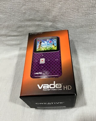 Vado HD Purple 2" LCD 2x Digital Zoom Pocket Video Camcorder  VF0624 Creative - Image 1 of 4