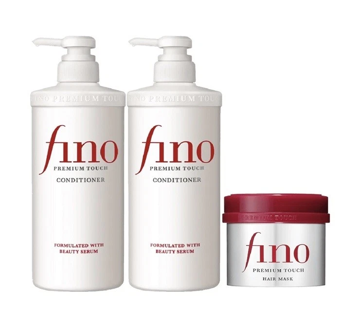 Champú y acondicionador FINO Premium Touch Duo - Hidratación y brillo intensivos 550 ml Foto 1 de 4