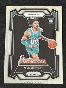 2023-24 Panini Prizm Monopoly #14 Nick Smith Jr. RC Rookie Charlotte Hornets - Picture 1 of 2