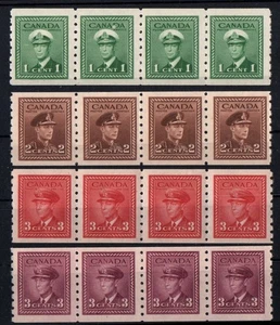 Canada - ML#927 - King George VI, Coils, Scott #'s 263 - 266 - MNH - Bild 1 von 1