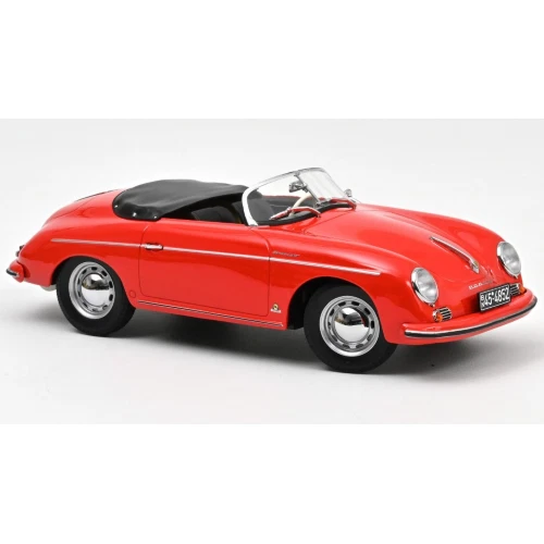 PORSCHE 356 SPEEDSTER 1954 RED 1:18 Norev Auto Stradali Modellino Nuovo - Immagine 1 di 1