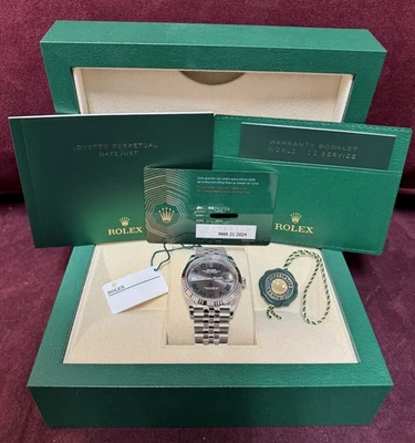 Rolex Datejust 36 mm 126234 Wimbledon Pizarra Jubileo Romano 2024 SIN USAR Foto 1 de 4