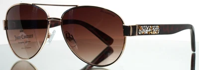 JUICY COUTURE 358460 Gold Womens Aviator Gradient Sunglasses 59-14-140 B:48 - Image 1 of 4
