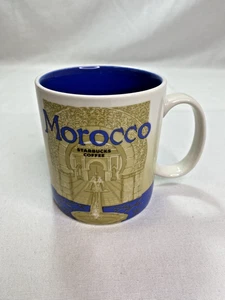 Tazza da caffè Starbucks MAROCCO Global Icon da collezione 16 oz RARA usata - Foto 1 di 6