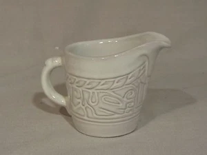 Frankoma Aztec Mayan White Creamer - Excellent - Picture 1 of 3