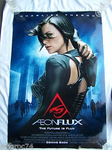 2005 Movie Poster, "AEONFLUX" "The future is Fluz!" starring Therize Theron - Picture 1 of 1