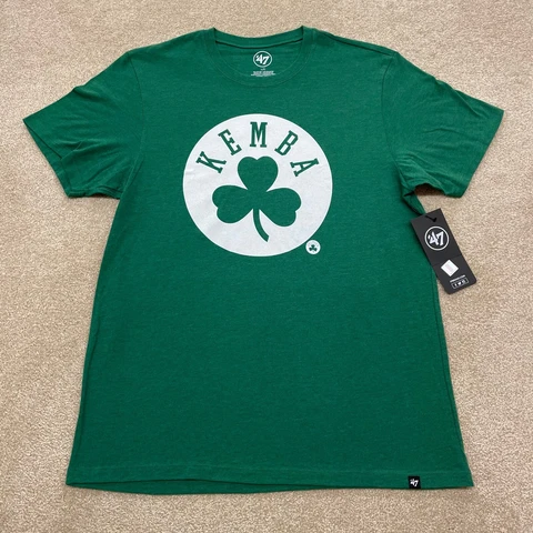 Boston Celtics Shirt Men Large Kemba Walker Green NBA Basketball 47 Brand New Cover