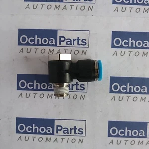 NEU!!  FESTO 153089 QSLV-1/8-8 STECKVERSCHRAUBUNG L R1/8" OD 8 mm - SET BESTEHEND AUS 4 STÜCK - Bild 1 von 4