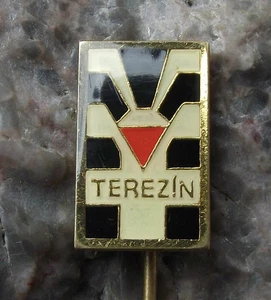 Vintage Theresienstadt Nazi Konzentrationslager Tor Befreiung Freiheit Pin Anstecker - Bild 1 von 3