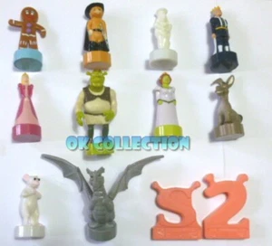 Rare Set n°12 Plastic Figures SHREK 2 2004 (by Mulino Bianco Italian Collection) - Bild 1 von 13