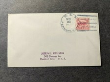 USS PENNSYLVANIA BB-38 Naval Cover 1928 SAN PEDRO, CALIF
