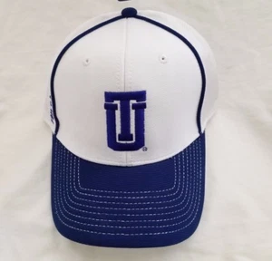 Cappello bianco/marino Tulsa dorato uragano ricamato cinturino regolabile rete berretto posteriore - Foto 1 di 4