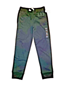 NWT Gap Kids Girls Size XL (12) Black Fleece Gap Logo Sweatpants - Picture 1 of 2