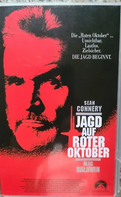 JAGD AUF ROTER OKOBER mit SEAN CONNERY auf VHS - Bild 1 von 3