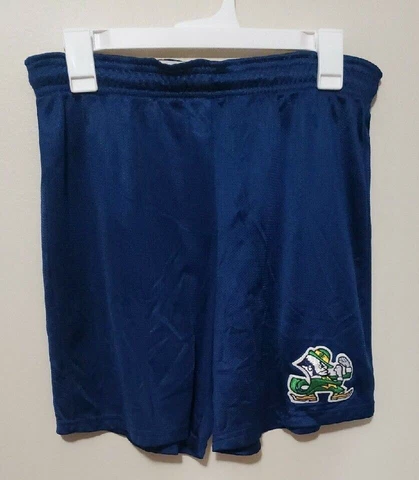 Vintage 90s Notre Dame Fighting Irish USA Made Athletic Shorts Men's M Majestic Cover