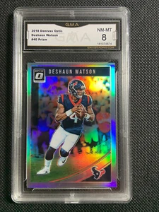2018 Panini Donruss Optic HOLO Football #40 Deshaun Watson GMA 8 NM-MT - Picture 1 of 2