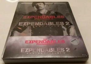 Expendables 1 & 2 Embossed STEELBOOK (Blu-ray, Czech) REGION FREE - Picture 1 of 7