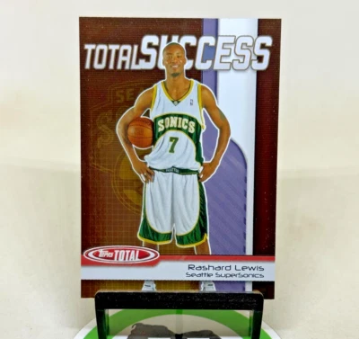 2004-05 Topps Total NBA Total Success TS6 Rashard Lewis Seattle SuperSonics - Image 1 of 4