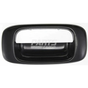 Outside Tailgate Handle Bezel Smooth Black Fits GMC Sierra 3500 Classic 1999-06 - Picture 1 of 5