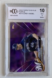 2018 Topps Toys R Us Purple Corey Knebel #214 - MIL Brewers