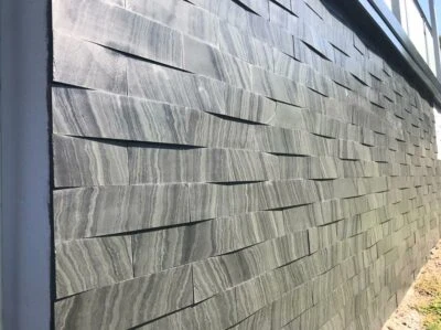 Schiefer Verblender Domino, Wandverblender, Riemchen, Bricks, schwarz  - Bild 1 von 4