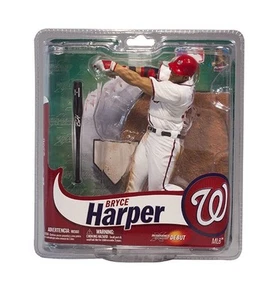 Mcfarlane MLB Series 30 BRYCE HARPER Washington Nationals WHITE jersey - Picture 1 of 1