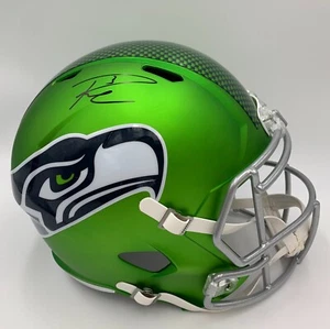 RUSSELL WILSON SIGNED/AUTO'D SEATTLE SEAHAWKS RIDDELL BLAZE FULL SIZE HELMET-BAS - Picture 1 of 9
