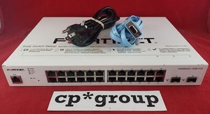 Fortinet 24-Port GbE (12-Port PoE) & 2-Port SFP Secure Acess Switch FS-124D-POE