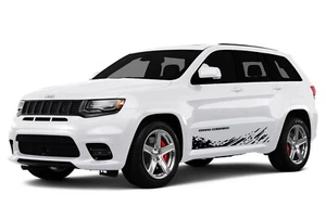 Mud Splatter Rocker Panel Stripes Vinyl Decals- Fits Jeep Grand Cherokee - Picture 1 of 1