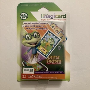 LeapFrog Imagicard Letter Factory Adventures 4-7 years reading LeapPad - Picture 1 of 13