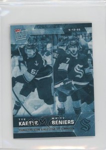 2022-23 Topps Now NHL Stickers Ice /10 Tye Kartye Matty Beniers #403