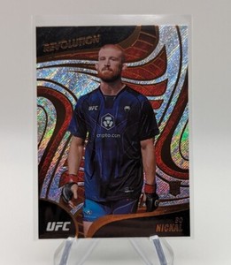 Bo Nickal 2023 Panini Chronicles UFC Revolution Blaster Rookie Card RC SP #7