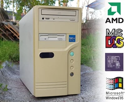 Retro DOS Spiel PC 5x86 Am5x86-P75, 16Mb RAM, S3 VIRGE, SB, Win 95, DOS, Spiele - Bild 1 von 4