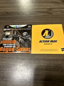 Tom Clancy's Rogue Spear Demo 5.3 and Action Man Mission CD Both Great Condition - Picture 1 of 4