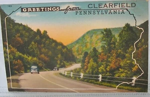Clearfield, Pa. - Greetings from Clearfield, Pennsylvania - 1943 - Imagen 1 de 2