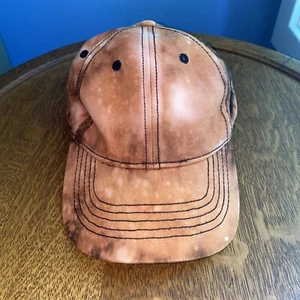 Bleach Tie Dye YOUTH Kids Ball Cap Hat Adjustable Strap (Black Soot/Orange) - Picture 1 of 12