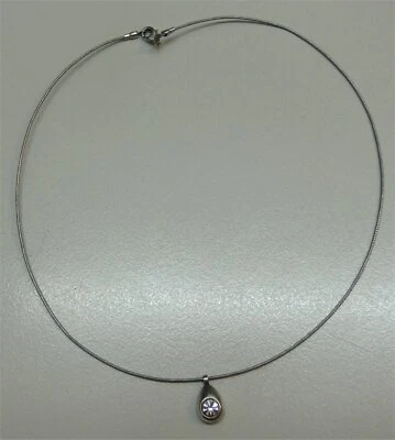 Kette Reif Silberreif mit Anhänger Silber 925 Sterlingsilber - Bild 1 von 4